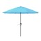 Nature Spring Patio Umbrella, Outdoor Shade with Easy Crank for Table, Deck, Balcony, Porch, Poolside, 9-foot (Blue) 397958SMS - alternate 1
